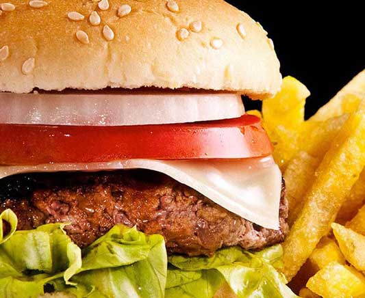 TWO BURGERS AND SIDES